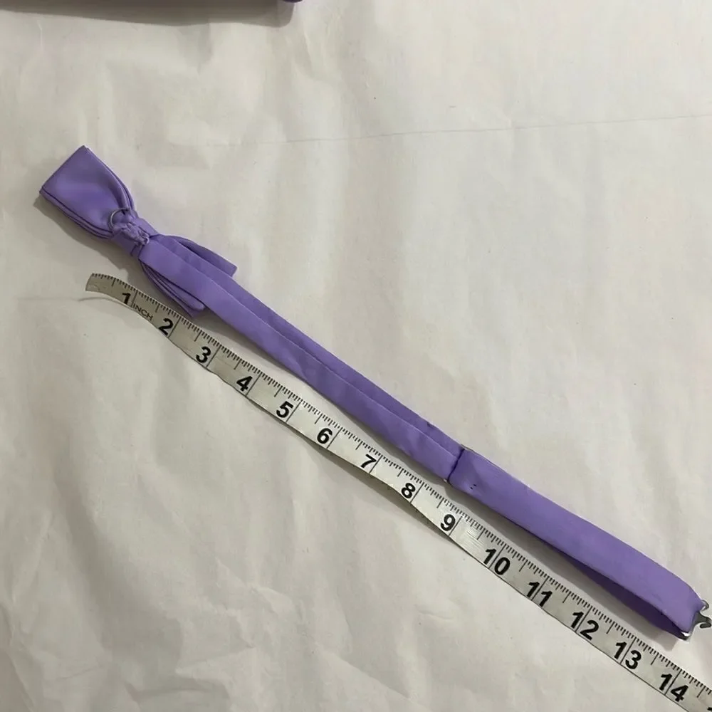 Lavender Purple Bow tie and matching Cummerbund -Vintage.